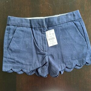 Crewcuts Blue Scalloped Denim Shorts